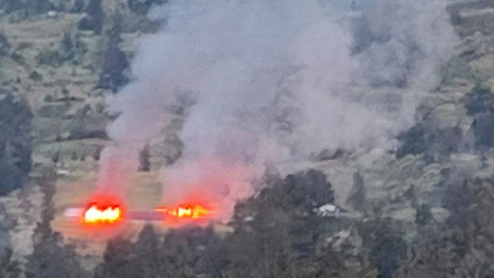 KKB Kembali Berulah, Bakar Gereja, Sekolah, hingga 2 Rumah Bupati Puncak Papua Tengah